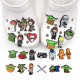 strategic defense initiative Kid junior style silicone bracelet  PVC luminous cartoon accessories creative Cartoon