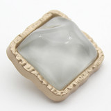 20MM  Metal button square snap button charms