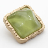 20MM  Metal button square snap button charms