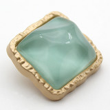 20MM  Metal button square snap button charms