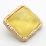 20MM  Metal button square snap button charms