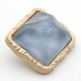 20MM  Metal button square snap button charms