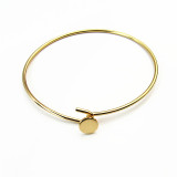 Minimalist Fine Alloy Open Bracelet