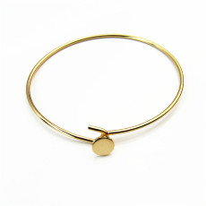 Minimalist Fine Alloy Open Bracelet
