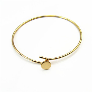 Minimalist Fine Alloy Open Bracelet