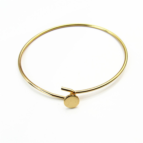 Minimalist Fine Alloy Open Bracelet