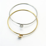Minimalist Fine Alloy Open Bracelet