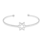 Lucky Hollow Open Hexagram Star Bracelet