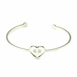 Love Cross Metal Bracelet
