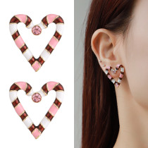 Valentine's Day Love Butterfly Drip Oil Earrings