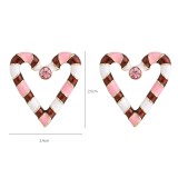 Valentine's Day Love Butterfly Drip Oil Earrings