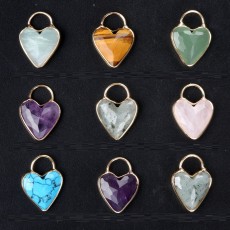 Amethyst Love Natural Stone Pendant