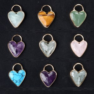 Amethyst Love Natural Stone Pendant
