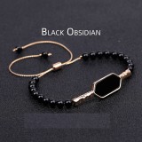 Natural Stone Yoga Woven Bracelet