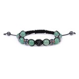 Yoga Colorful Stone Warm Color Changing Bead Knitted Bracelet