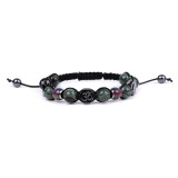 Yoga Colorful Stone Warm Color Changing Bead Knitted Bracelet