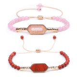 Natural Stone Yoga Woven Bracelet