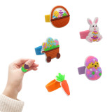 Easter Eggshell Egg Rabbit PVC Children's Ring