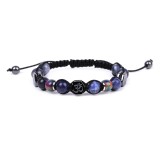 Yoga Colorful Stone Warm Color Changing Bead Knitted Bracelet