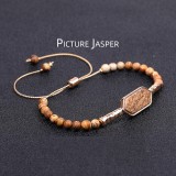 Natural Stone Yoga Woven Bracelet