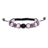 Yoga Colorful Stone Warm Color Changing Bead Knitted Bracelet