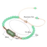 Natural Stone Yoga Woven Bracelet