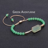 Natural Stone Yoga Woven Bracelet