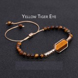 Natural Stone Yoga Woven Bracelet