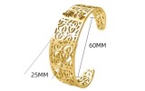 Stainless steel hollow pattern bracelet