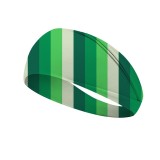 St. Patrick's Day printed headband with Irish clover elastic headband and wide banded headscarf