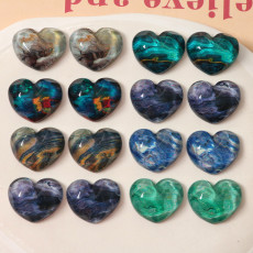20MM Vintage Van Gogh oil painting with starry sky and water ripples, love Resin snap button charms