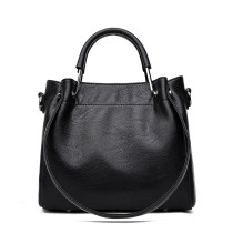 Fashionable soft leather casual large capacity single shoulder crossbody bag