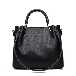 Fashionable soft leather casual large capacity single shoulder crossbody bag