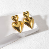 Stainless steel Love  Earrings