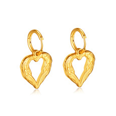 Stainless steel Love Wing Earrings