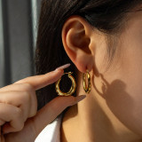 Stainless steel Love  Earrings
