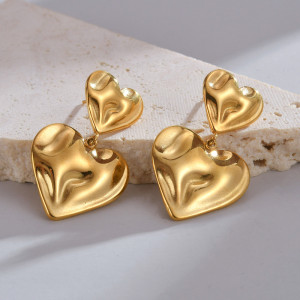 Stainless steel Love  Earrings