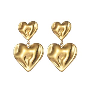 Stainless steel Love  Earrings