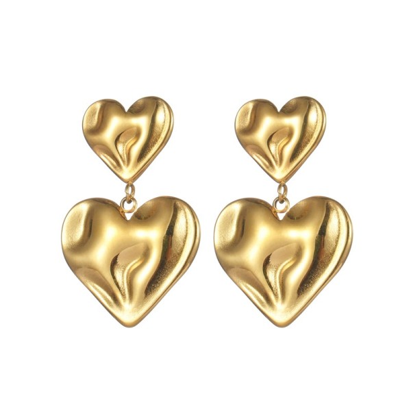 Stainless steel Love  Earrings