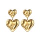 Stainless steel Love  Earrings