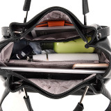 Fashionable soft leather casual large capacity single shoulder crossbody bag