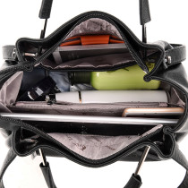 Fashionable soft leather casual large capacity single shoulder crossbody bag