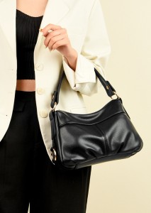 Fashionable soft leather casual large capacity single shoulder crossbody bag