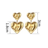 Stainless steel Love  Earrings