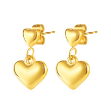 Stainless steel Love  Earrings