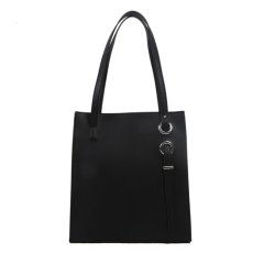 Fashionable soft leather tote bag with large capacity shoulder bag