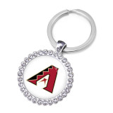 MLB  NEW baseball team Crystal Glass Alloy Keychain