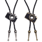 Camera Hip Hop bolo tie necklace
