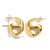 Stainless steel Love  Earrings