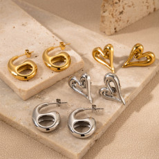 Stainless steel Love  Earrings